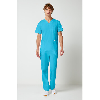 Ανδρική Μπλούζα Cherokee Revolution | V-Neck | 3 Τσέπες | Turquoise