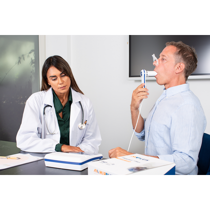 MIR Spirolab Plus ESI Επαγγελματικό Σπιρόμετρο με Λογισμικό MIR Spiro Platinum | Δείκτης Βαρύτητας Εμφυσήματος | 60 Τουρμπίνες FlowMir Plus