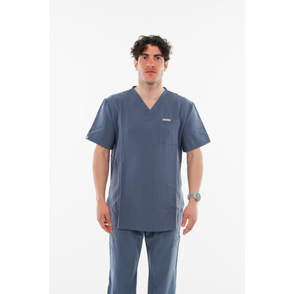 Μπλούζα Ανδρική Υγειονομικών Premium Dr.Scrub Navy Grey