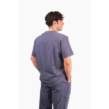 Μπλούζα Ανδρική Υγειονομικών Premium Dr.Scrub Navy Grey