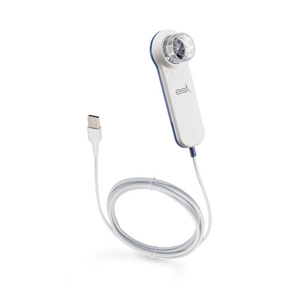 MIR Minispir Plus ESI Επαγγελματικό PC-Based Σπιρόμετρο με Emphysema Severity Index | Τουρμπίνα Πολλαπλών Χρήσεων | MIR Spiro Platinum
