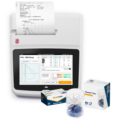 MIR Spirolab Plus Επαγγελματικό Σπιρόμετρο με Λογισμικό MIR Spiro Platinum | 60 Τουρμπίνες FlowMIR Plus