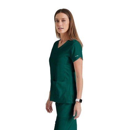 Μπλούζα Γυναικεία Yγειονομικών Cora V-Neck Grey's Anatomy Hunter Green