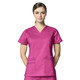 Μπλούζα Γυναικεία Yγειονομικών WonderFlex V-Neck Verity Wonderwink Hot Pink