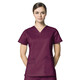 Μπλούζα Γυναικεία Yγειονομικών WonderFlex V-Neck Verity Wonderwink Wine