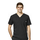 Μπλούζα Ανδρική Υγειονομικών W123 V-Neck Wonderwink Black