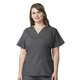 Μπλούζα Γυναικεία Yγειονομικών WonderFlex V-Neck Verity Wonderwink Charcoal