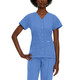 Μπλούζα Γυναικεία Yγειονομικών LANDAU Essentials 4-Pocket V-Neck Ceil Blue