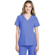 Γυναικεία Μπλούζα Cherokee Workwear Originals Ultra | V-Neck | 2 Τσέπες | Ciel